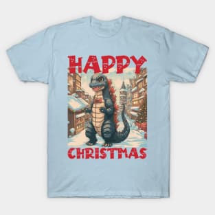 Christmas Godzilla T-Shirt